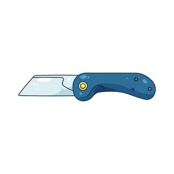 Illustration of utility knife Stock Illustration