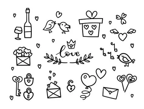 Illustration for Valentine's day in vector Stock Illustration