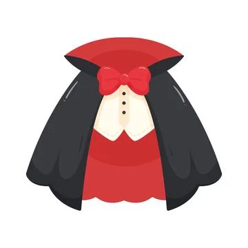 Illustration of vampire costume Stock Illustration