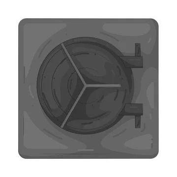 Illustration of vault Stock Illustration