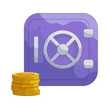 Illustration of vault Ilustración de archivo