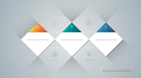 Illustration vector abstract geometric background Stock Illustration