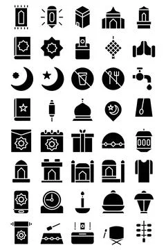 Illustration vector and design Ramadan style icon perfect. Illustrazione stock