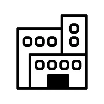 Illustration vector and logo Building dualtone style icon perfect. Ilustración de archivo