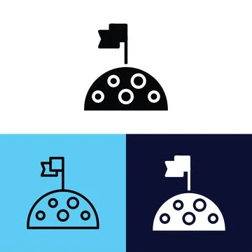 Illustration vector and logo Flag Earth. sign from modern collection for mobi Stock Illustration