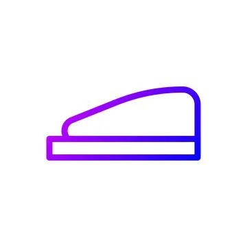 Illustration vector and logo hat gradient line style icon perfect. Stock Illustration