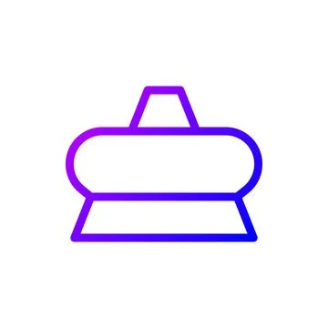 Illustration vector and logo hat gradient line style icon perfect. Illustrazione stock
