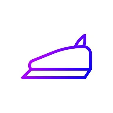 Illustration vector and logo hat gradient line style icon perfect. 스톡 일러스트