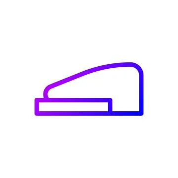 Illustration vector and logo hat gradient line style icon perfect. Illustrazione stock