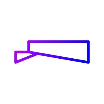 Illustration vector and logo hat gradient line style icon perfect. Stockillustratie