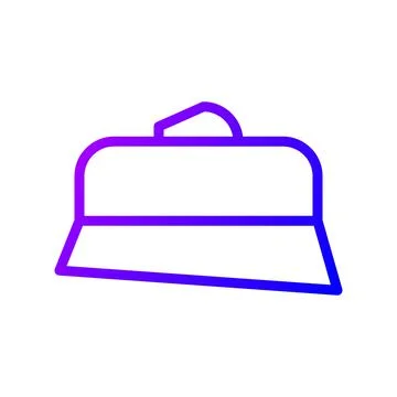 Illustration vector and logo hat gradient line style icon perfect. Stock Illustration