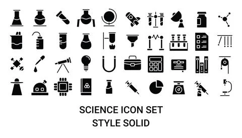 Illustration vector and logo science icon perfect. Icon sign from modern coll 스톡 일러스트