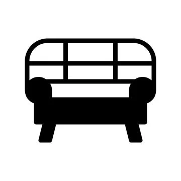 Illustration vector and logo sofa dualtone style icon perfect. 스톡 일러스트