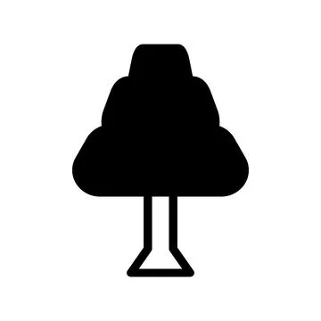 Illustration vector and logo tree dualtonestyle icon perfect. Stock Illustration