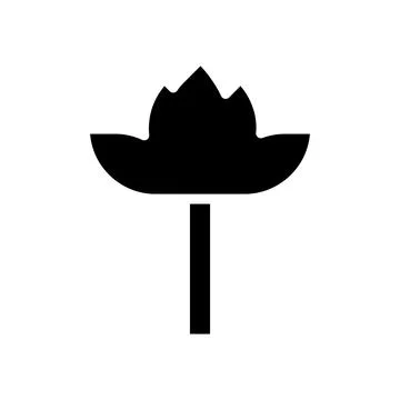 Illustration vector and logo tree solid style icon perfect. 库存插图