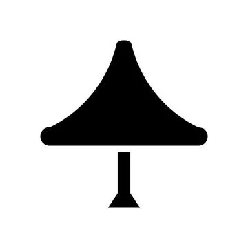 Illustration vector and logo tree solid style icon perfect. 库存插图