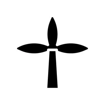 Illustration vector and logo tree solid style icon perfect. 库存插图