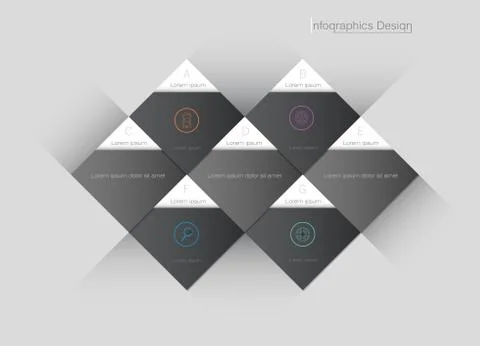 Illustration vector cool abstract geometric background Stock Illustration