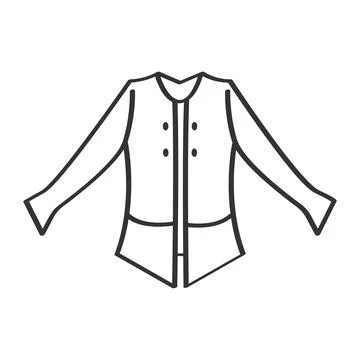 Illustration vector dress with unique texture Stock Illustration