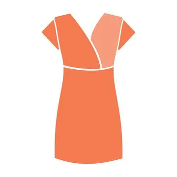 Illustration vector dress with unique texture Stock Illustration