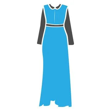Illustration vector dress with unique texture Stock Illustration