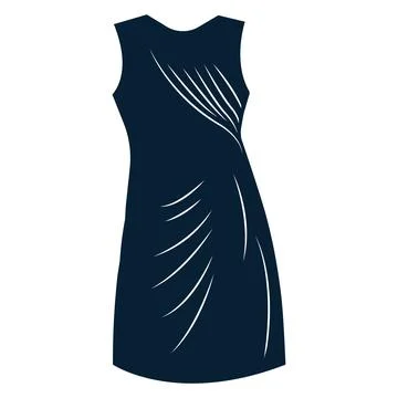 Illustration vector dress with unique texture Stock Illustration