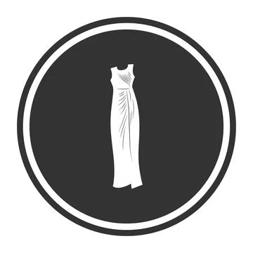 Illustration vector dress with unique texture Stock Illustration