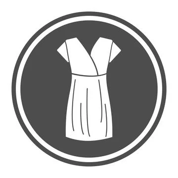 Illustration vector dress with unique texture Stock Illustration