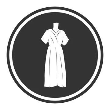 Illustration vector dress with unique texture Stock Illustration