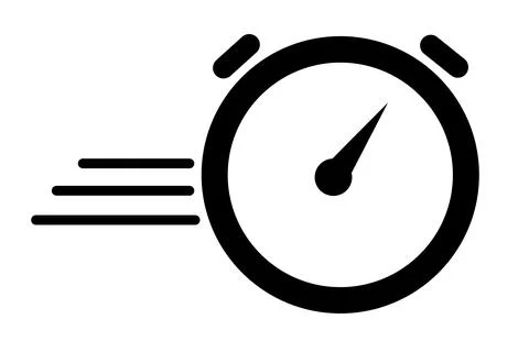 Illustration Vector for Duration or Deadline, Dateline or Fast Processing, St Stock Illustration