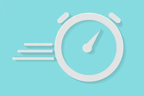 Illustration Vector for Duration or Deadline Dateline or Fast Processing, Sto Stock Illustration