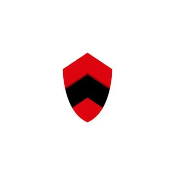 Illustration Vector Graphic of Arrow Shield Logo Stock Illustration