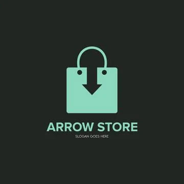 Illustration Vector Graphic of Arrow Store. Perfect to use for Shopping Appli Stock Illustration