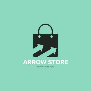 Illustration Vector Graphic of Arrow Store. Perfect to use for Shopping Appli Stock Illustration