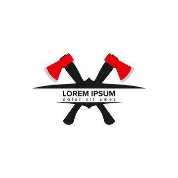 Illustration Vector Graphic of Axe Logo Stock Illustration