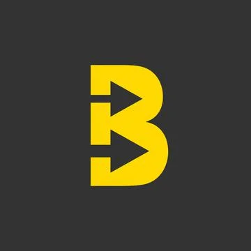 Illustration Vector Graphic of B Letter With Arrow Concept. Perfect to use fo Stock Illustration