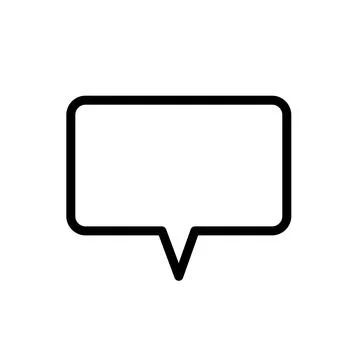 Illustration Vector graphic of bubble speech icon Stock Illustration