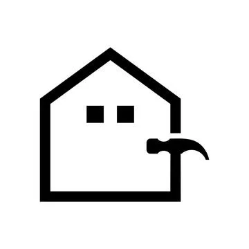 Illustration Vector Graphic of Build Your House Logo Illustrazione stock
