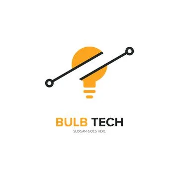 Illustration Vector Graphic of Bulb Tech. Perfect to use for Technology Compa Stock Illustration