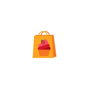 Illustration Vector Graphic of Cake Bag. Perfect to use for Bakery Store Stock Illustration