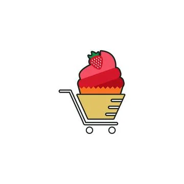 Illustration Vector Graphic of Cake Store. Perfect to use for Bakery Store Stock Illustration