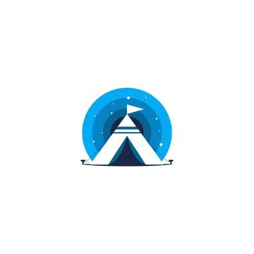 Illustration Vector Graphic of Camp Logo. Perfect to use for Recreation or Ou Stock Illustration