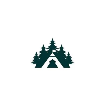 Illustration Vector Graphic of Camp Logo. Perfect to use for Recreation or Ou Stock Illustration