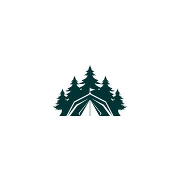 Illustration Vector Graphic of Camp Logo. Perfect to use for Recreation or Ou Stock Illustration