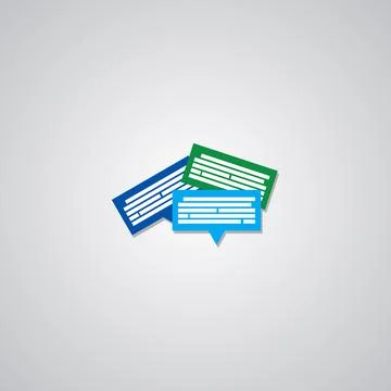 Illustration Vector Graphic of Chat Banner Stock-Illustration