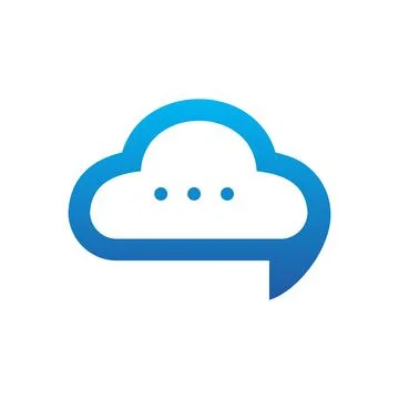 Illustration Vector Graphic of Cloud Chatting. Perfect to use for Technology  Stock Illustration