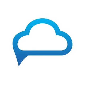 Illustration Vector Graphic of Cloud Chatting. Perfect to use for Technology  Stock Illustration