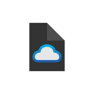 Illustration Vector Graphic of Cloud File. Perfect to use for Technology Comp Stock-Illustration