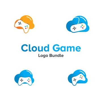 Illustration Vector Graphic of Cloud Game Logo 스톡 일러스트