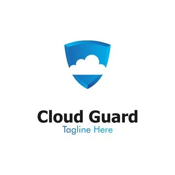 Illustration Vector Graphic of Cloud Guard Logo. Perfect to use for Technolog 스톡 일러스트